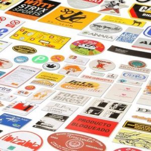 Autoadhesivos - en vinilo ,papel -Poliester -Vinilo reflectivo y flourecente